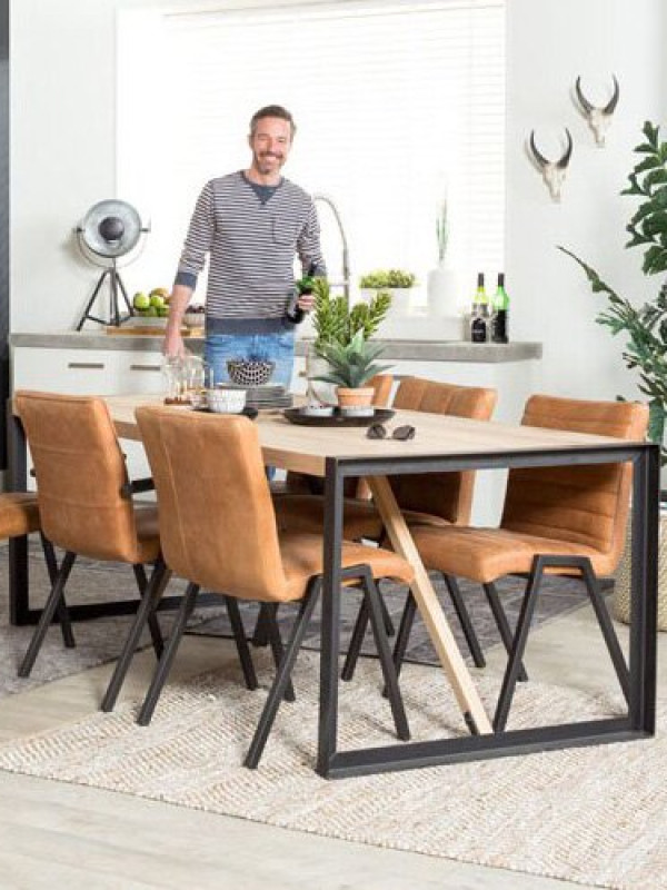 Стол обеденный в стиле лофт GES-274